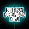 RGB Neon Sign Encourages Authentic Pet Parent Bonding and Humor