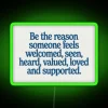 Radiant Welcome Sign: Embracing Love and Support in Every Room Inside