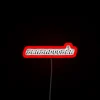 Beabadoobee-inspired neon name sign in bright Loveworm style RGB colors