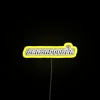 Beabadoobee inspired Loveworm style name LED sign with colorful RGB illumination
