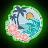 Coastal Coastal Beach House Decorative Neon Sign with Color Changing RGB