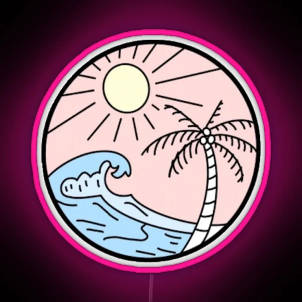 Beach RGB Neon Sign