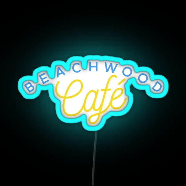 Beachwood Cafe RGB Neon Sign