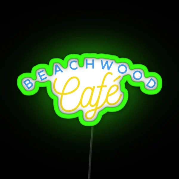 Beachwood Cafe RGB Neon Sign
