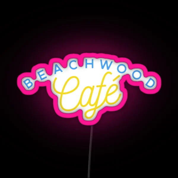 Beachwood Cafe RGB Neon Sign