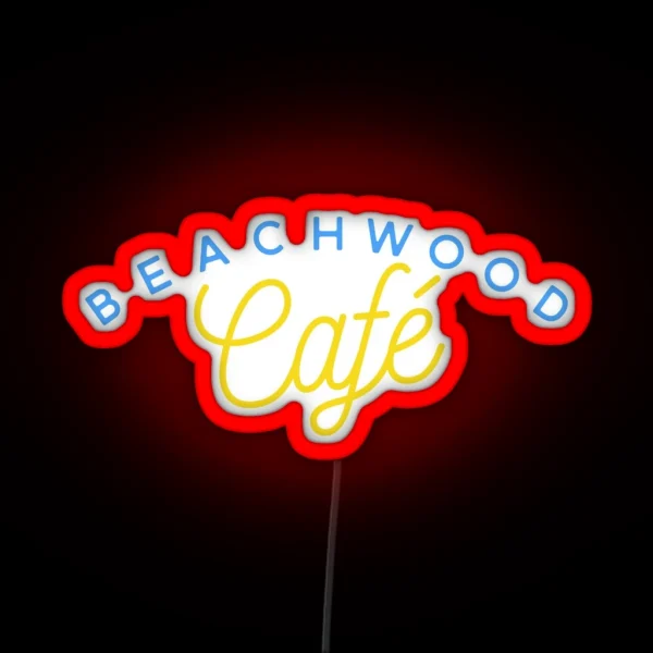 Beachwood Cafe RGB Neon Sign