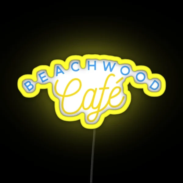 Beachwood Cafe RGB Neon Sign