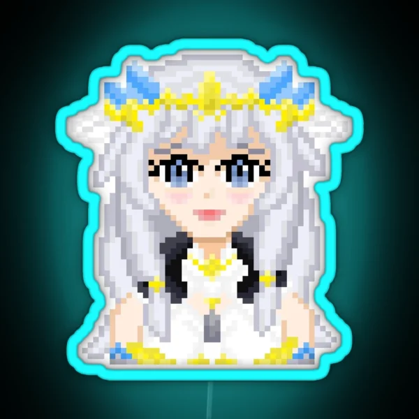 Beatrice Rune Factory 5 Pixel Art RGB Neon Sign