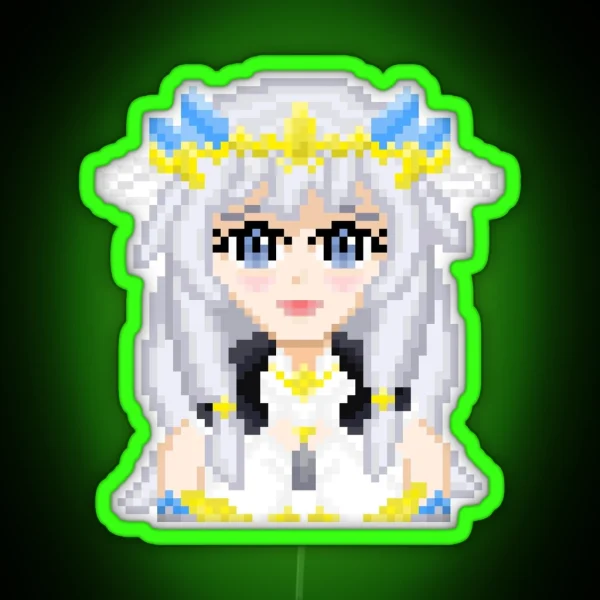 Beatrice Rune Factory 5 Pixel Art RGB Neon Sign