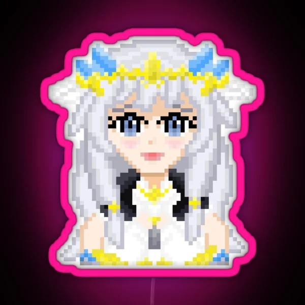 Beatrice Rune Factory 5 Pixel Art RGB Neon Sign