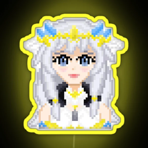 Beatrice Rune Factory 5 Pixel Art RGB Neon Sign