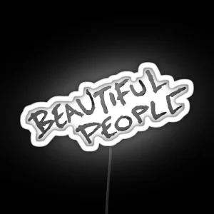 Beautiful People RGB Neon Sign