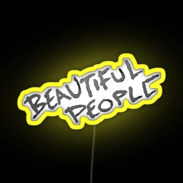 Beautiful People RGB Neon Sign