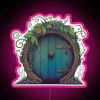 Unique Round Edge Black Fantasy LED Neon Sign With Color Changing