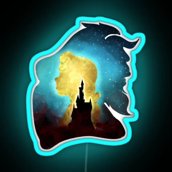 Beauty And The Beast RGB Neon Sign