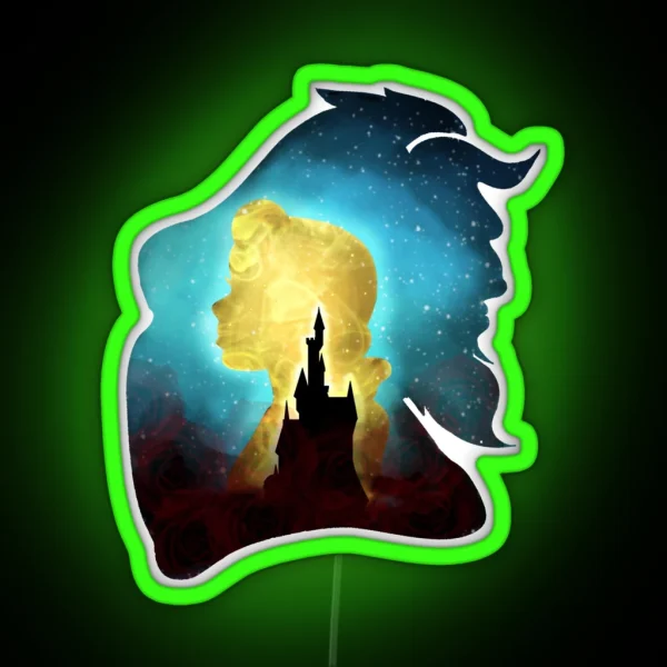Beauty And The Beast RGB Neon Sign