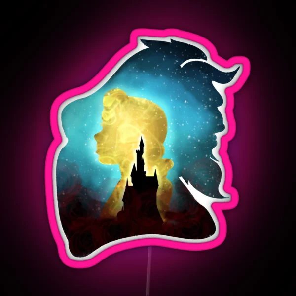 Beauty And The Beast RGB Neon Sign