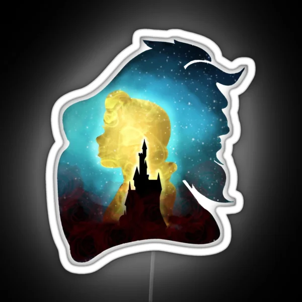 Beauty And The Beast RGB Neon Sign