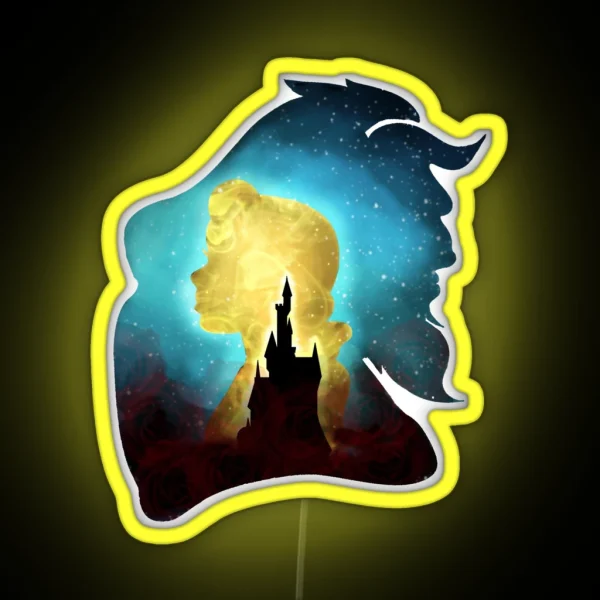 Beauty And The Beast RGB Neon Sign