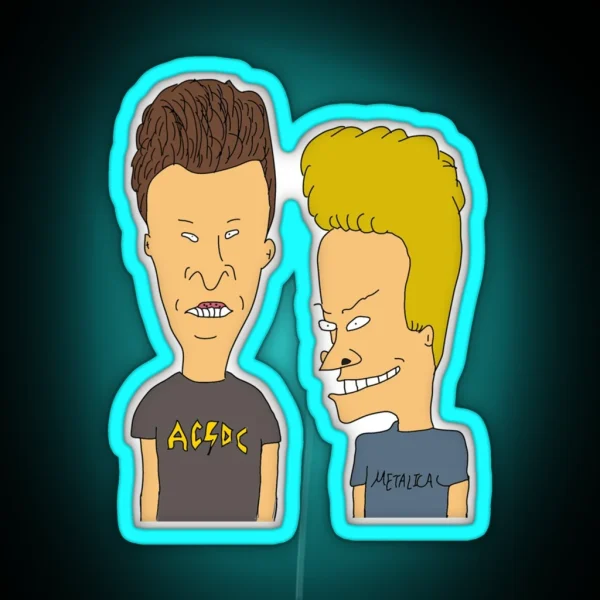 Beavis Butthead Premium RGB Neon Sign