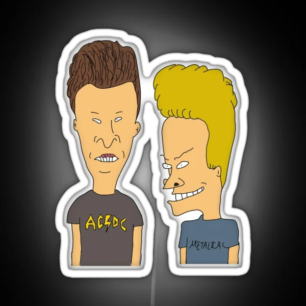 Beavis Butthead Premium RGB Neon Sign