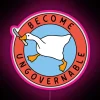 RGB Neon Sign for Home Decor with Colorful Become Ungovernable Goose