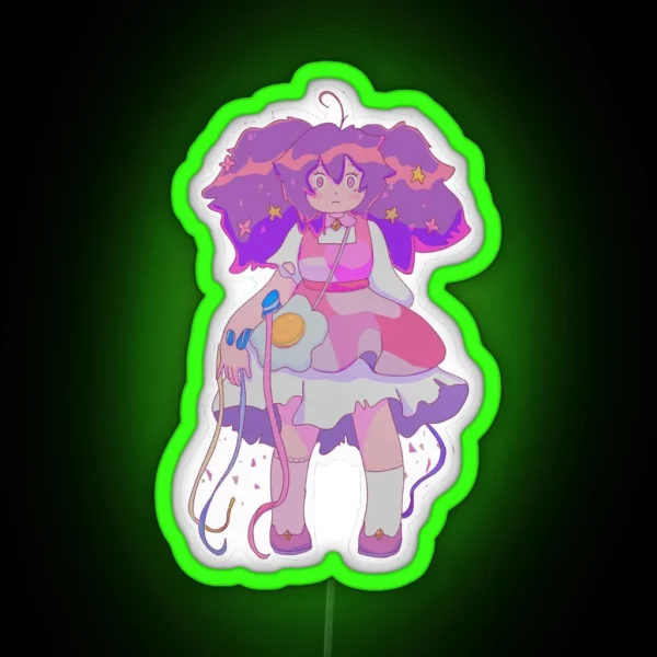 Bee And Puppycat Bee RGB Neon Sign