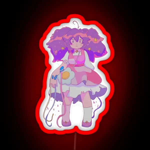 Bee And Puppycat Bee RGB Neon Sign