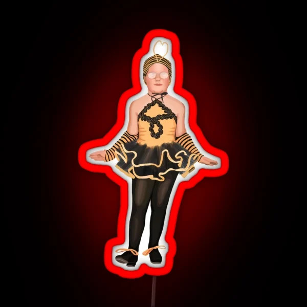 Bee Girl RGB Neon Sign