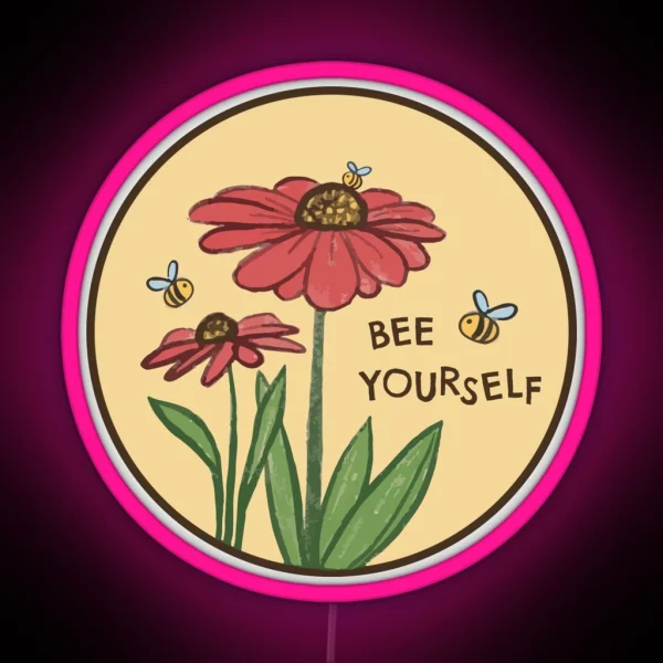 Bee Yourself RGB Neon Sign