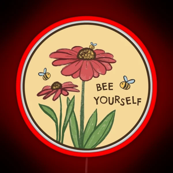 Bee Yourself RGB Neon Sign