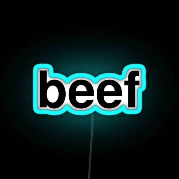 Beef RGB Neon Sign