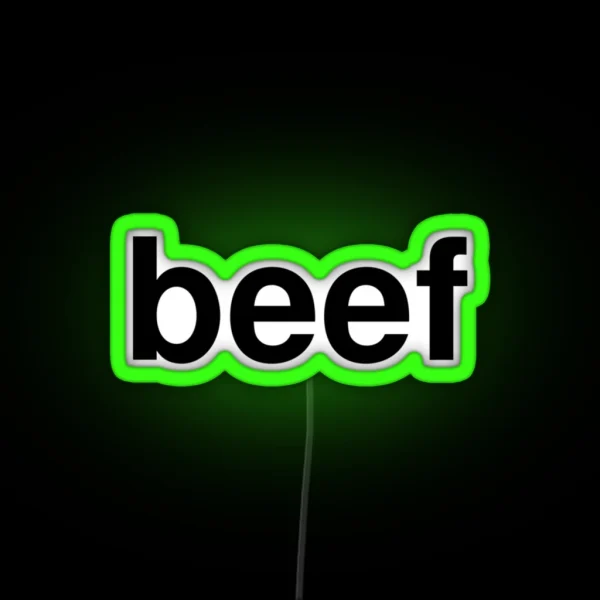 Beef RGB Neon Sign