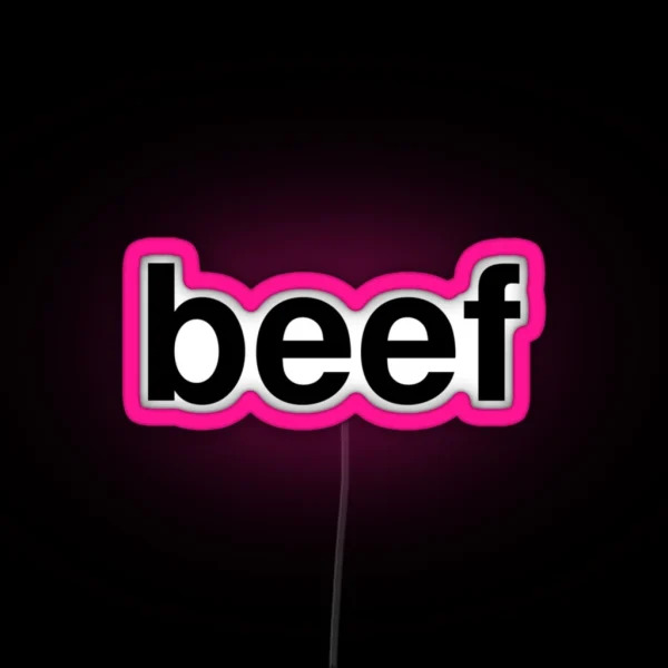 Beef RGB Neon Sign