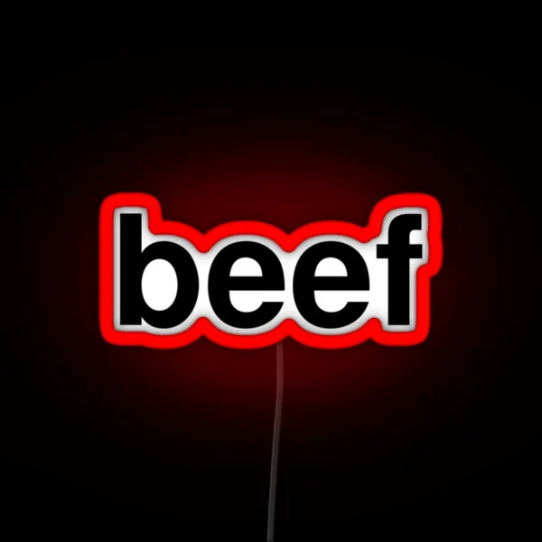Beef RGB Neon Sign