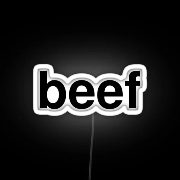 Beef RGB Neon Sign