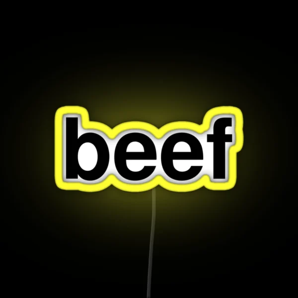 Beef RGB Neon Sign