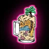 Vibrant RGB Neon Sign for Beach Bar or Home Decor