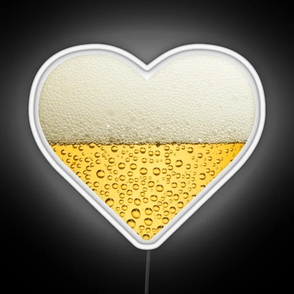 Beer Heart RGB Neon Sign