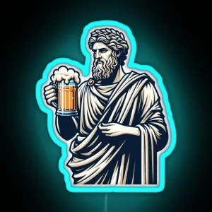 Beer Is Liquid Wisdom RGB Neon Sign