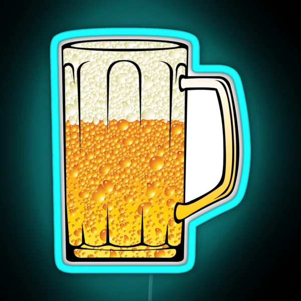 Beer Lager Pale Ale RGB Neon Sign