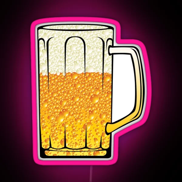 Beer Lager Pale Ale RGB Neon Sign