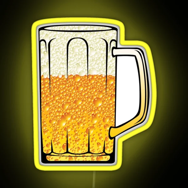 Beer Lager Pale Ale RGB Neon Sign
