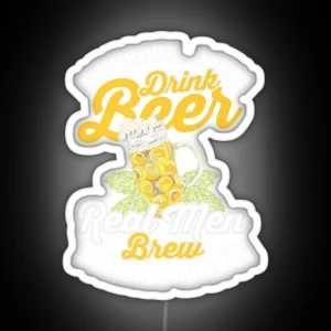 BEER LOVER BEER FAN BEER BREWER FUNNY BEER RGB Neon Sign