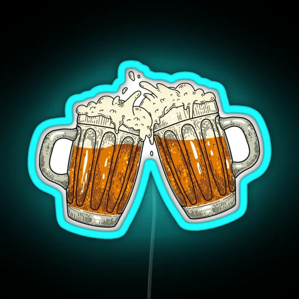 Beer O Clock RGB Neon Sign
