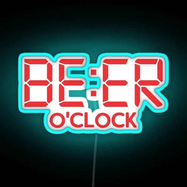 Beer O Clock RGB Neon Sign