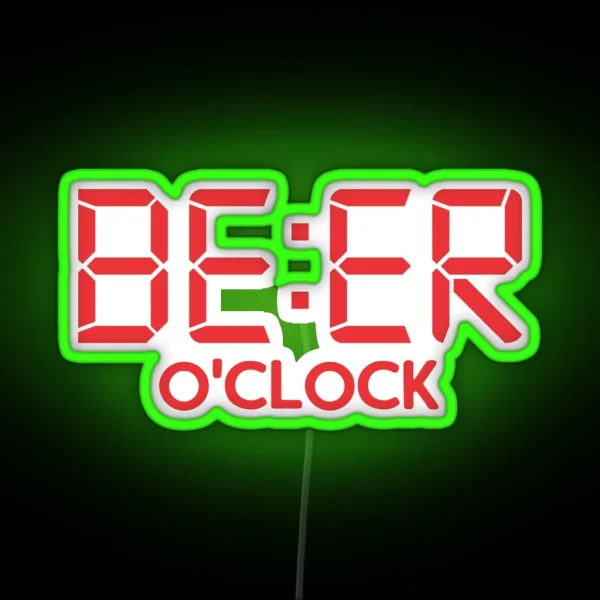 Beer O Clock RGB Neon Sign