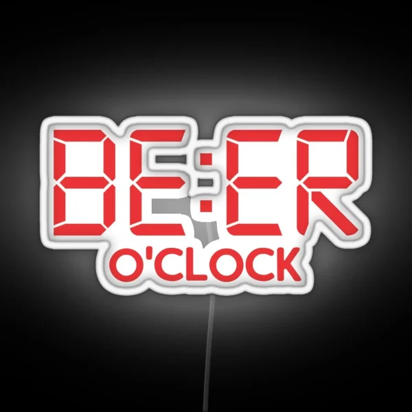 Beer O Clock RGB Neon Sign