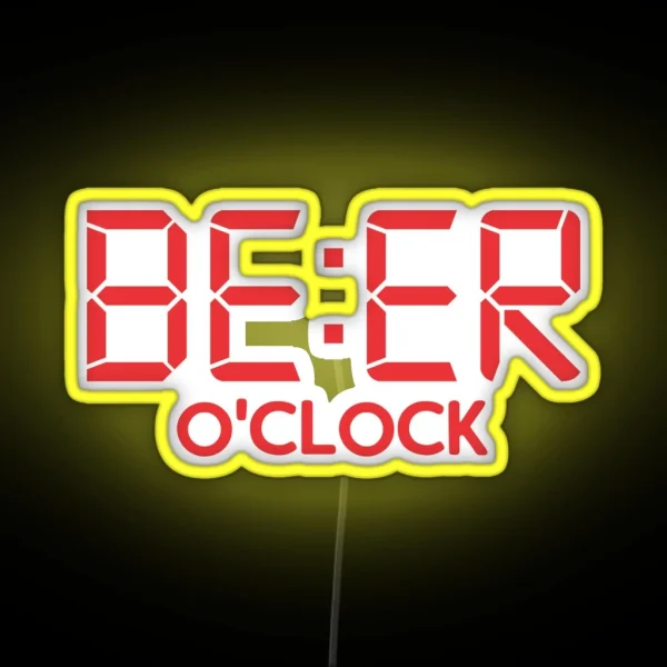 Beer O Clock RGB Neon Sign