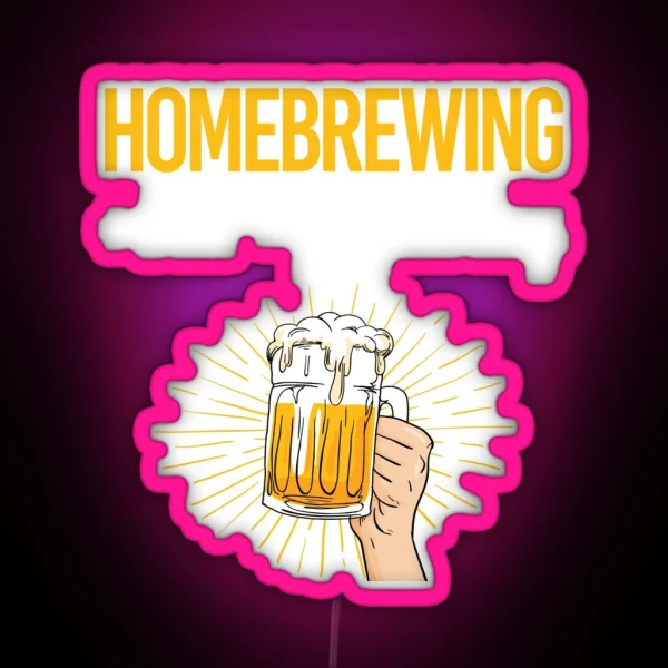 Beer Perfect Day Homebrewing Homebrew Homebrewer Beer Home Brew Brewing Brewer RGB Neon Sign